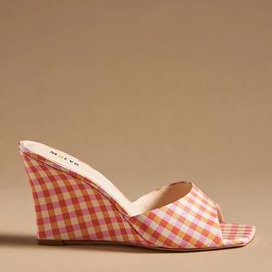 NEW W/Original Box - Maeve Square-Toe Mules in Size EU 37